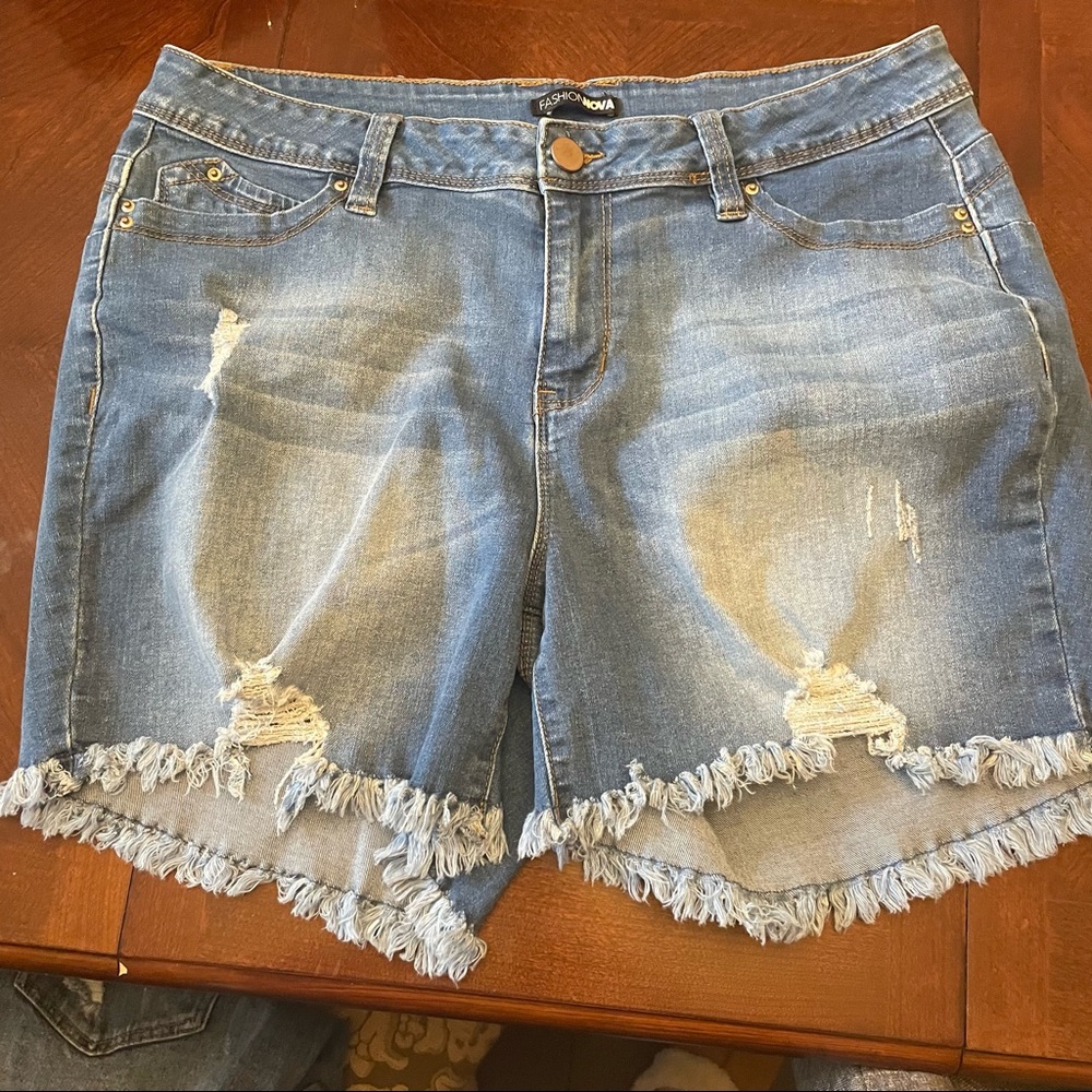 NWOT Fashion Nova High Waist Jean Shorts